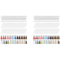 Exogio 240 PCs Acrylique Keychain Blank Tassel Pendentif Set Comprend Rectangulaire Transparent Acrylique Keychain