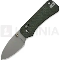 CIVIVI Baby Banter 2, Green Canvas Micarta, Stonewash