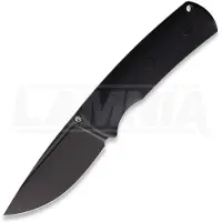 Petrified Fish Couteau Beluga - Blackwash - G10, noir