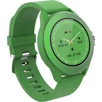 Forever Colorum CW-300 Smartwatch Tracker étanche IP68 multi-sport Bluetooth, notifications, contrôle de la musique pour Android iOS vert