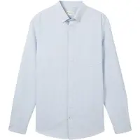Tom Tailor Chemise bleu clair / blanc