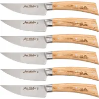 Laguiole Jean Dubost Set de couteaux à steak 6 pcs, chêne