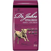Dr Jhon DR JOHN Canard hypoallergénique au saumon - nourriture sèche pour chiens - 12,5 kg