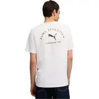 Puma Class Graphic Short Sleeve T-shirt Blanc L Homme