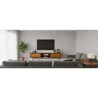 Xl Moebel Gmbh Support TV exclusif, salon, bois, marron, meuble TV, neuf