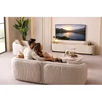 Xl Moebel Gmbh Meuble TV beige - Meuble TV - Table TV moderne - Meubles de salon