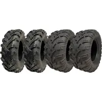 Parnells 25x8.00-12 & 25x11.00-12 ATV Quad Tyres 6ply E-Marked Road Legal (Set of 4)