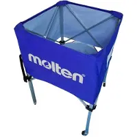 Molten Basket With Wheels Bleu