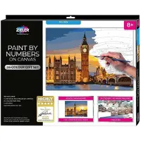 Zieler Paint By Numbers Big Ben Painting Kit Multicolore Enfants