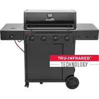 Char-Broil ESSENTIAL 4G Barbecue à gaz 4+1 brûleurs TRU-Infrared Grilles en fonte Noir