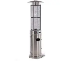 Fornorth Radiateur Round Tube 11kW à gaz, inox