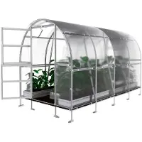 BAUMERA Serre KLASIKA SLIM 2x4m (8m2) avec polycarbonate 4mm
