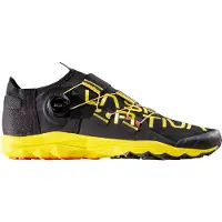 La Sportiva VK Boa, chaussures de course en montagne, homme - , pointure : 11 UK / 45,5, couleur : K00Y00-Noir/Jaune