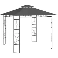 Syfax Pavillon 3x3x2,7 m Anthracite 160 g/m