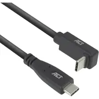 ACT AC7472, 2 m, USB C, USB C, USB 3.2 Gen 2 (3.1 Gen 2), 10 Gbit/s, Noir