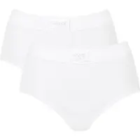 Sloggi Culottes & slips Double Comfort T Maxi PACK DE 2 femmes - Blanc - FR 44