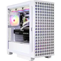 Hyrican COUGAR AIRFACE ECO WT 7874 Ryzen 9 9950X3D WAK 32GB/1TB SSD RTX 5090 Win11 (1000 Go, 32 Go), PC, Blanc