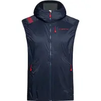 La Sportiva Gilet Across Lite M, randonnée en montagne, homme, gilet, B46R24 Night Sky/Mountain Red, S -