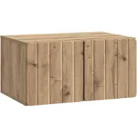 vidaXL Meuble TV mural en chêne Artisan, 59,5 x 41 x 30 cm