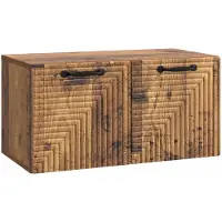 vidaXL Meuble TV mural en bois recyclé 59,5 x 31 x 30 cm