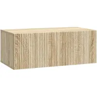 vidaXL Meuble TV mural 78,5 x 41 x 30 cm Chêne Sonoma