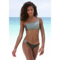 LASCANA Bas de bikini 'Yuna LAS' olive / vert clair