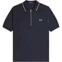 Fred perry Polo CREPE PIQUE POLO SHIRT hommes - Marine - EU M