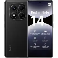 Xiaomi Redmi Note 14 Pro (256 Go, Noir, 6.70", Double SIM hybride, 5G), Téléphone portable, Noir