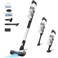 Levoit LSV-V201-WEU blanc/noir, aspirateur à batterie, autonomie 50 min , 0.75 l
