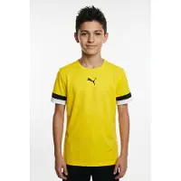 Puma T-shirt de sport enfant Teamrise jaune - 128