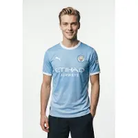 Puma Maillot 'Manchester City Heimtrikot 2026/27' bleu cyan / blanc