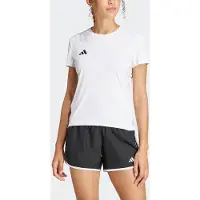 Adidas T-shirt fonctionnel 'Adizero Essentials' noir / blanc