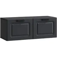 vidaXL Meuble TV mural , noir, 78,5 x 31 x 30 cm