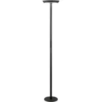 FABAS LUCE Lampadaire Fizz Anthracite Avec Led 50W Intégrée, Structure Aluminium Et Méthacrylate, Température Réglable 2700K À 4000K, Design Moderne Fizz