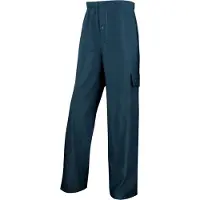 Delta Plus Pantalon de pluie professionnel - enduit bleu - taille L
