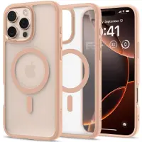Spigen Coque Ultra Hybrid MagSafe pour Apple iPhone 16 Pro Max - Frost Rose Titanium