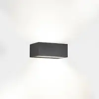 LEDS-C4 Nemesis, luminaire extérieur - 19,2 W, lumière blanc chaud, 1816 lm, indice de protection IP65, couleur grise
