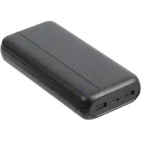 Rivacase Powerbank 20000mAh 4 ports USB 2A+C+micro USB 10W Noir
