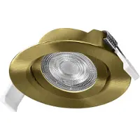 Osram 4099854595882 Kit de spots LED encastrables Simple DIM 4,9 W, laiton