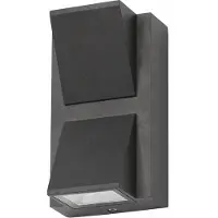 Forlight Applique extérieure LED C4 Loyd - 5,9 W, lumière blanc chaud, 155 lm, indice de protection IP54, couleur noire