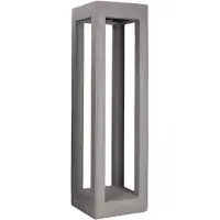LEDS-C4 Lampadaire d'extérieur Box - 5,8 W, blanc neutre, 115 lm, IP65, gris