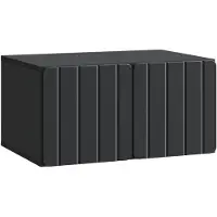 vidaXL Meuble TV mural 59,5 x 41 x 30 cm Noir