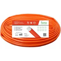 Vartco tuyau de drainage à 2 couches Tuyau pour pompes submersibles résistant aux UV Tuyau de transport flexible (1" 25mm 10m)