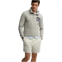 Superdry pour homme. M7110484A Short Essential Logo Classic Short gris (XXL), Casuel, Coton