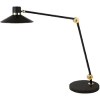 FABAS LUCE Lampe De Table Led Panarea 10W En Métal Noir, Design Moderne, Technologie Cct Réglable, Intensité Variable Tactile, Idéale Pour Votre Intérieur.