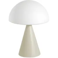 FABAS LUCE Lampe De Table Led Blip 7W AvecTactile Et Technologie Cct 2700K-4000K, Structure En Métal Et Verre Soufflé, Couleur Sable - Blip