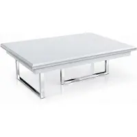 AEA Table basse moderne au design élégant et dotée d'un espace de rangement pratique