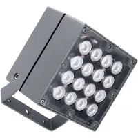 LEDS-C4 Projecteur d'extérieur Cube - Ø 16,2 cm, blanc chaud, gris