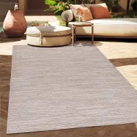 Paco Home Tapis d'extérieur en lin tissé moderne Boho Ethno résistant aux intempéries extérieur Taille 240x340 cm