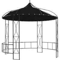 Syfax Pavillon 300 x 290 cm Anthracite Rond